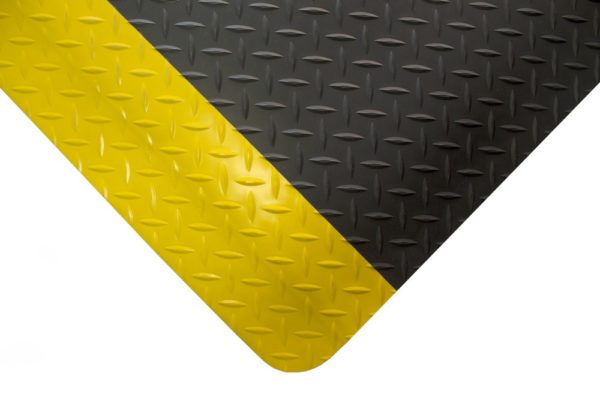 Mata antyzmęczeniowa Deckplate Safety do pracy wielozmianowej (kolor czarno-żółty)