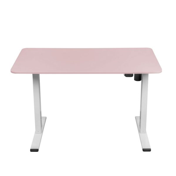Różowy blat biurka